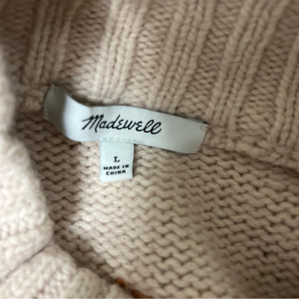 Madewell Overbrook Fair Isle Mockneck Sweater - Picture 5 of 6